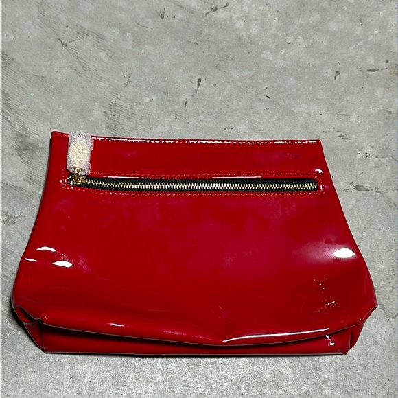 Yves Saint Laurent YSL Beauty Red Makeup Cosmetic Bag Travel Pouch / LL-9 - Picture 1 of 7